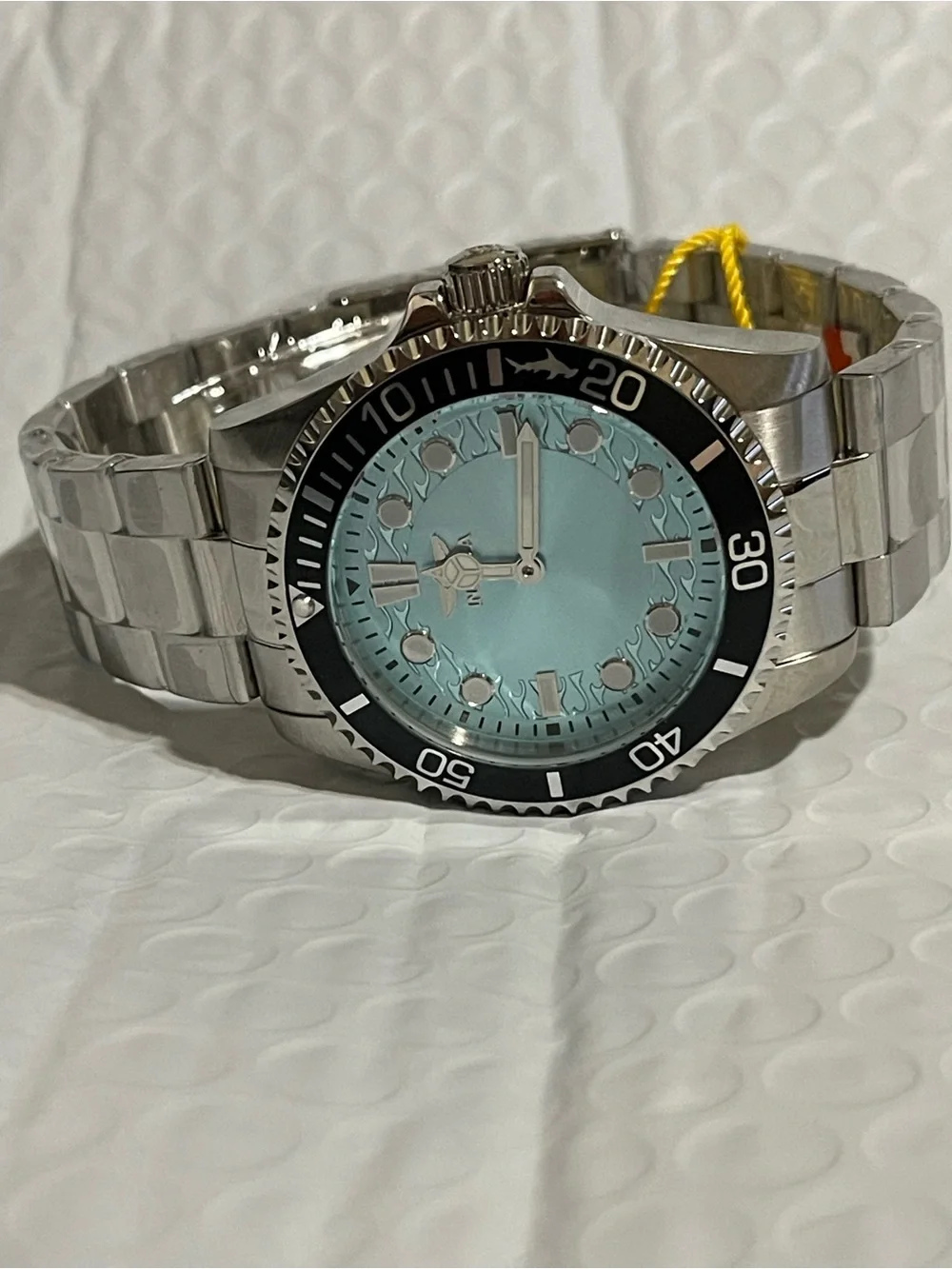 Invicta Pro Diver Crestcore Men's Watch - 43mm. Steel  Blue dial and black bezel